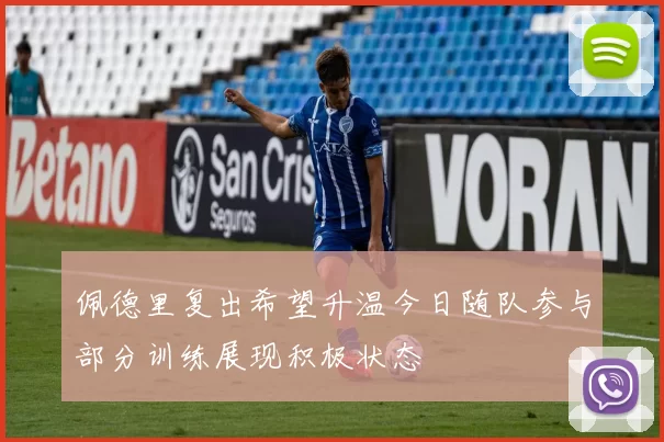 佩德里复出希望升温今日随队参与部分训练展现积极状态